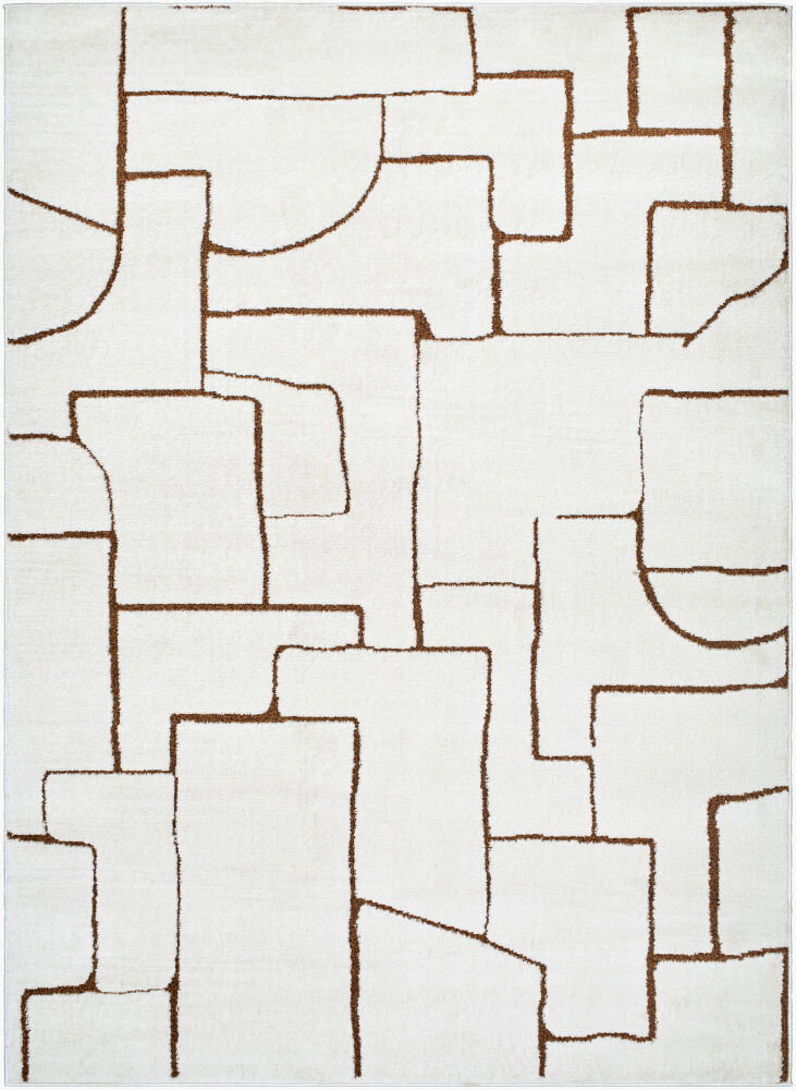 Freud Machine Woven Rug, by Surya, 6'11.86" length x 5'2.99" width