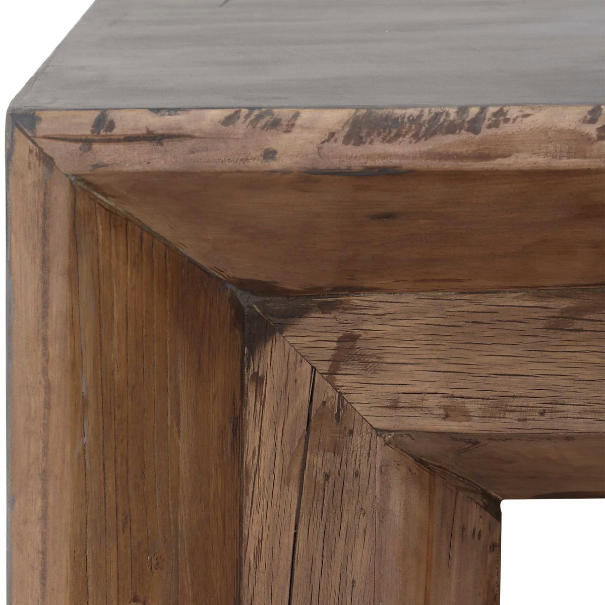 Vail Gray Elm Coffee Table, by Uttermost, 60" width x 16" height x 40" depth View 7