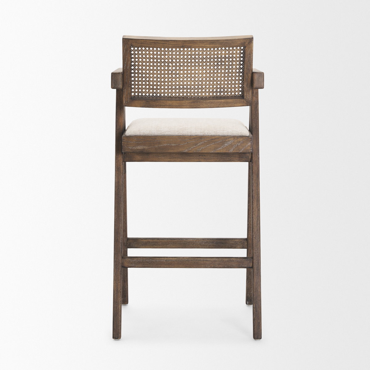 Indie Low Back 29.5in Seat Bar Stool | Medium Brown, Counter & Bar Stool by Mercana, 21.25" length x 21.5" width x 41.75" height View 5