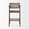 Indie Low Back 29.5in Seat Bar Stool | Medium Brown, Counter & Bar Stool by Mercana, 21.25" length x 21.5" width x 41.75" height thumbnail 5