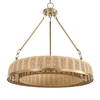 Ladakh 9 Light Round Wicker Pendant, by Uttermost, 28" width x 27" height x 28" diameter thumbnail 5