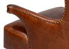 *Drake Distilled Leather Chair, Seating by Sarreid, 29" length x 38" width x 47" height thumbnail 12