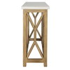 Catali Ivory Stone Console Table, by Uttermost, 41" width x 30" height x 14" depth thumbnail 6