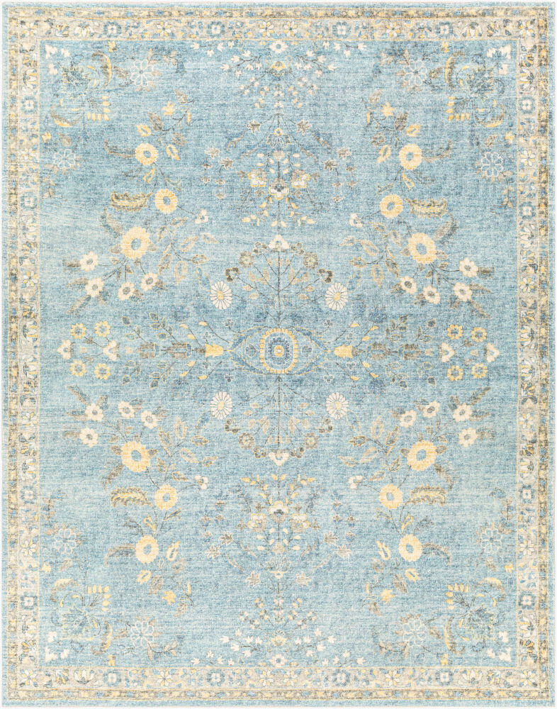 Erin Machine Woven Rug, by Surya, 1'3.75" length x 1'3.75" width