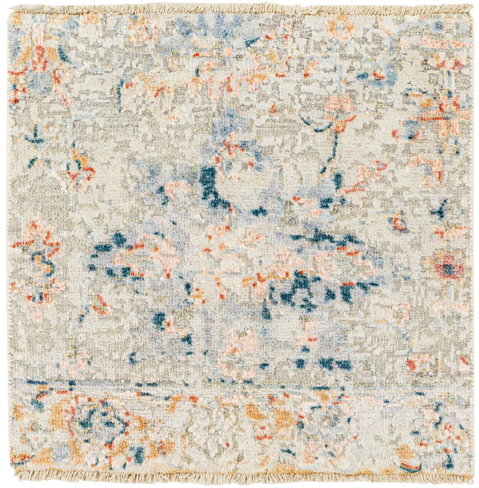 Piccadilly Handmade Rug, by Surya, 1'6" length x 1'6" width