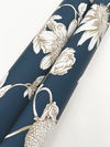 Passion Flower Toile Navy Wallpaper thumbnail 3