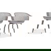 Piazza Outdoor Chair Grey - Set Of Two, by Moe's Home, 1'11.5" width x 2'7.5" height x 1'10.5" depth thumbnail 2