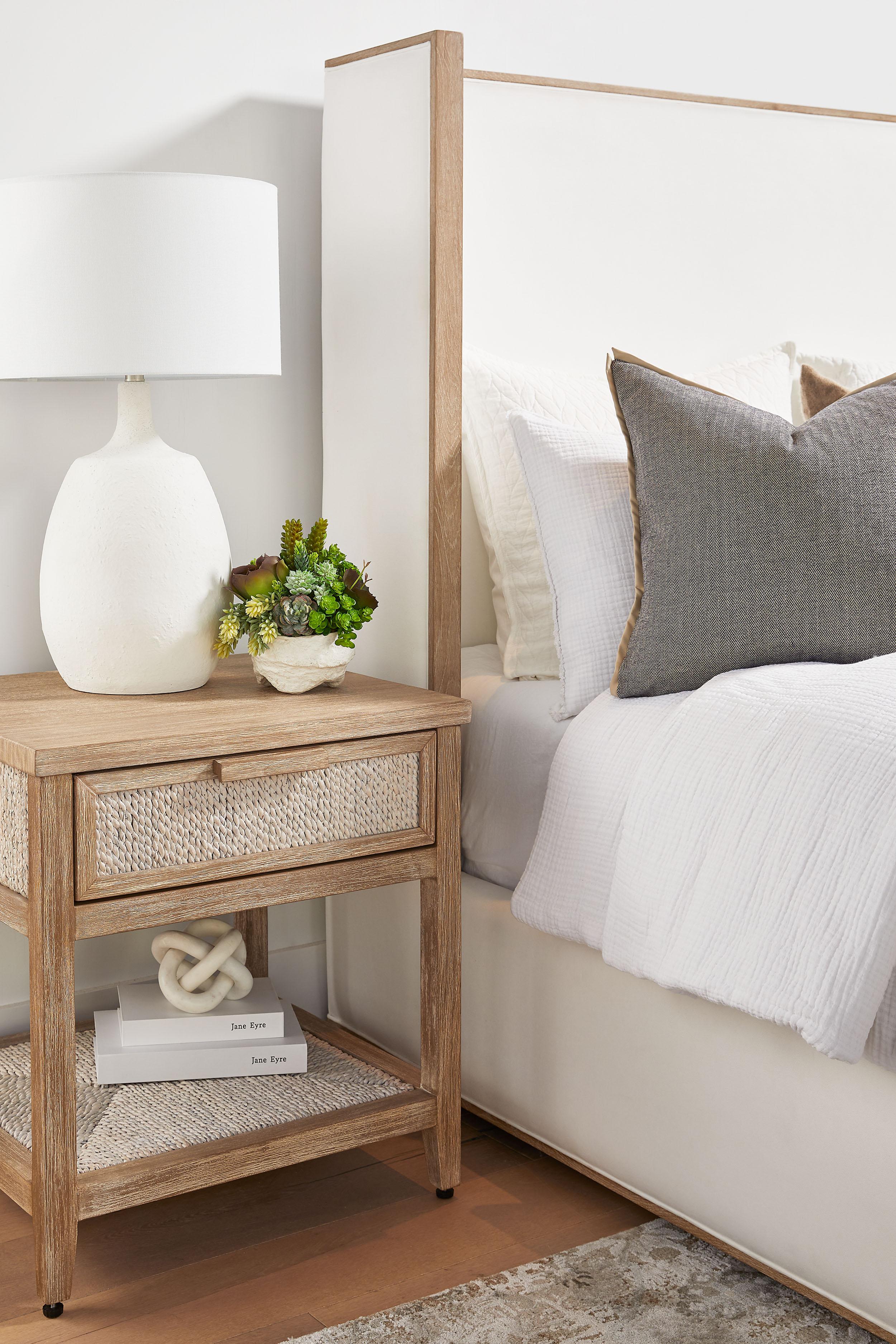 Tailor Shelter Cal King Bed, by Essentials for Living, 79" width x 62.5" height x 91.5" depth View 15