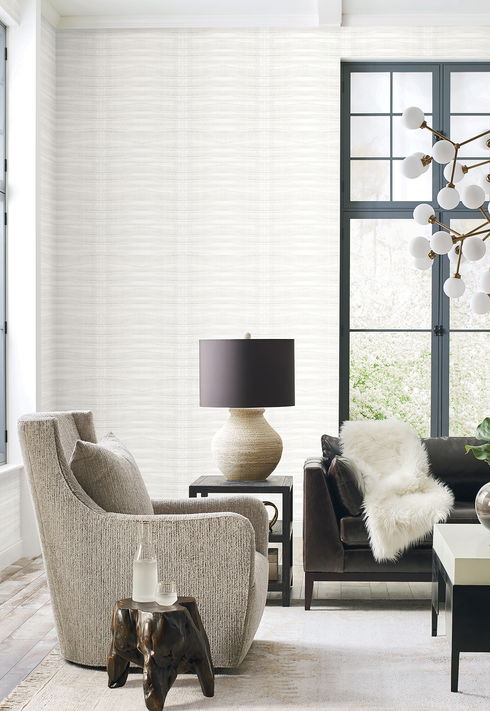 Grey Stone Talc Wallpaper