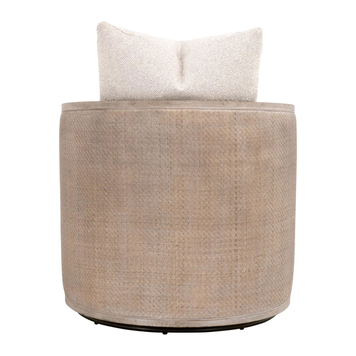 McGuire Swivel Club Chair, Accent Chair by Essentials for Living, 30" width x 35" height x 34.25" depth View 5
