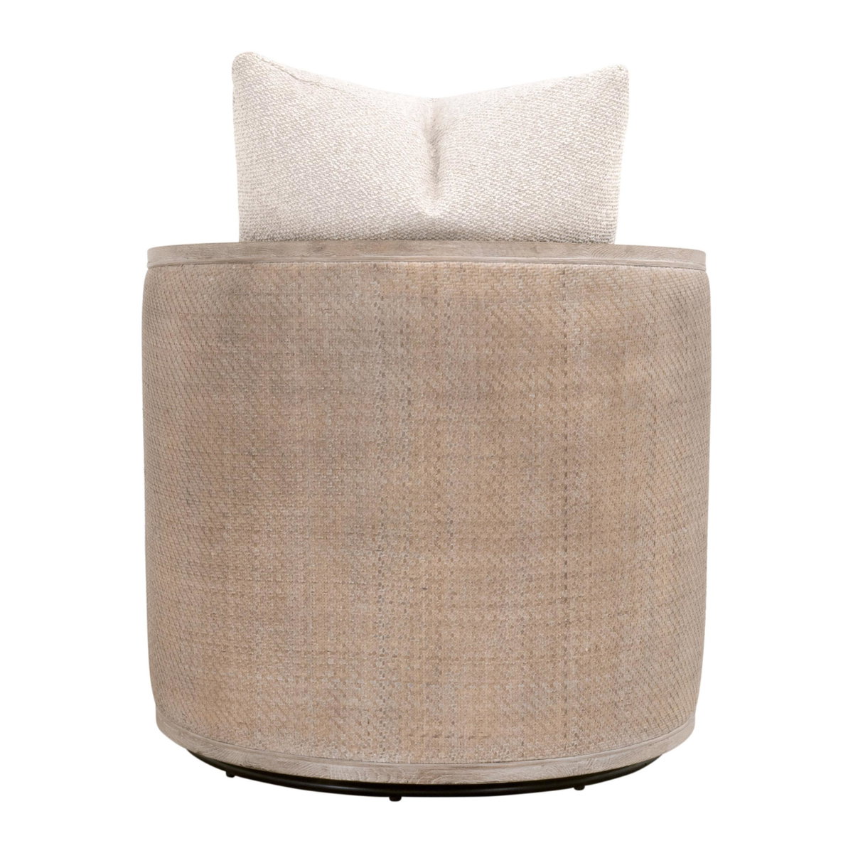 McGuire Swivel Club Chair, Accent Chair by Essentials for Living, 30" width x 35" height x 34.25" depth View 5