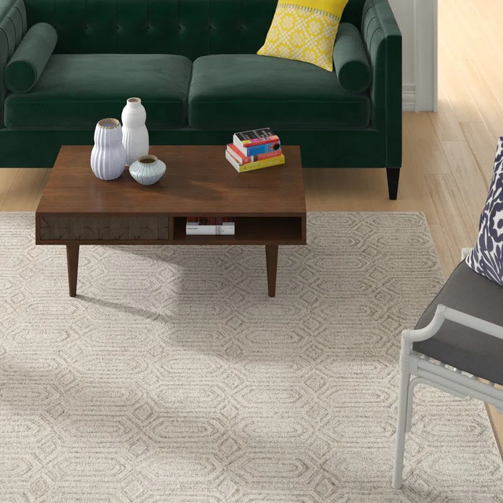 Bierce Hand-Tufted Wool Rainy Day/Pumice Stone Area Rug large image 