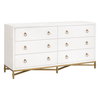 Strand Shagreen 6-Drawer Double Dresser, by Essentials for Living, 68" width x 37.5" height x 20" depth thumbnail 3
