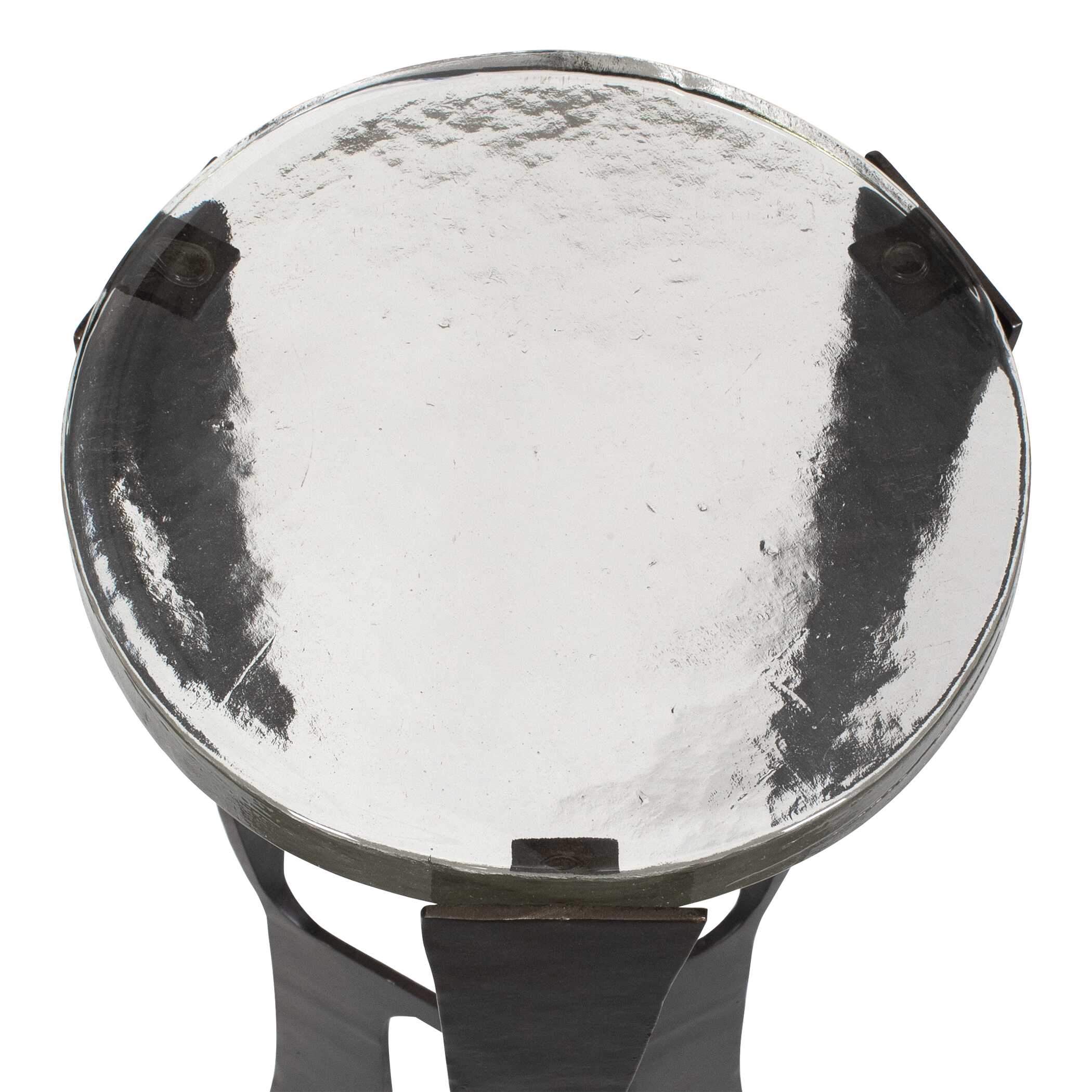 Renaud Dark Bronze Drink Table, Furniture by Uttermost, 10" width x 24" height x 10" depth View 3