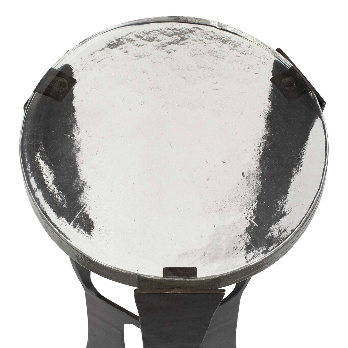 Renaud Dark Bronze Drink Table, Side & End Table by Uttermost, 10" width x 24" height x 10" depth View 3