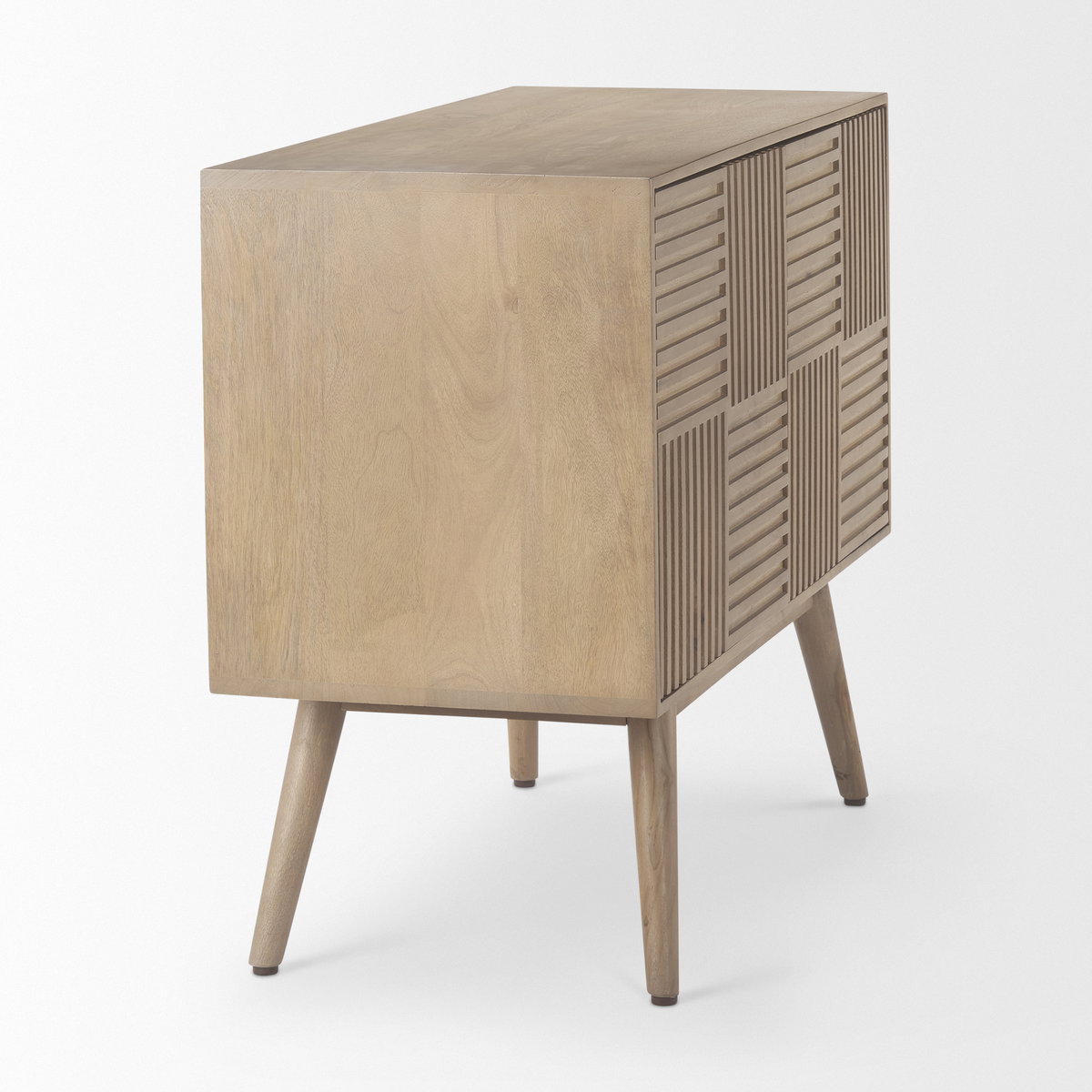 Sable  Light Brown Wood Accent Cabinet, Cabinets & Chest by Mercana, 37" length x 17" width x 30.5" height View 6