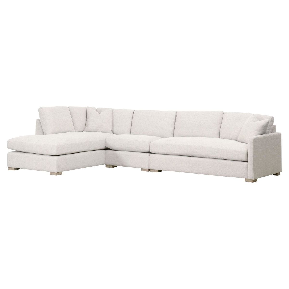 Clara Modular Left-Facing Chaise, Seating by Essentials for Living, 37.5" width x 34" height x 79.75" depth View 7