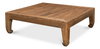 Classic Chinese Coffee Table, by Sarreid, 4'9" length x 4'9" width x 1'6" height thumbnail 1