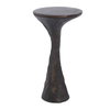 Milan Outdoor Dark Bronze Drink Table, Outdoor Table by Uttermost, 11.75" width x 1'10" height x 10.75" depth thumbnail 1