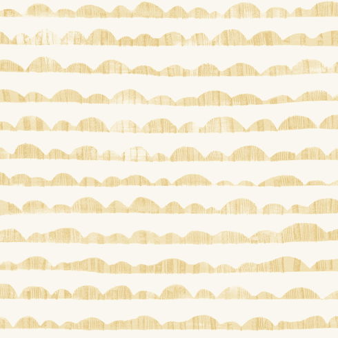 Hill & Horizon Yellow Wallpaper