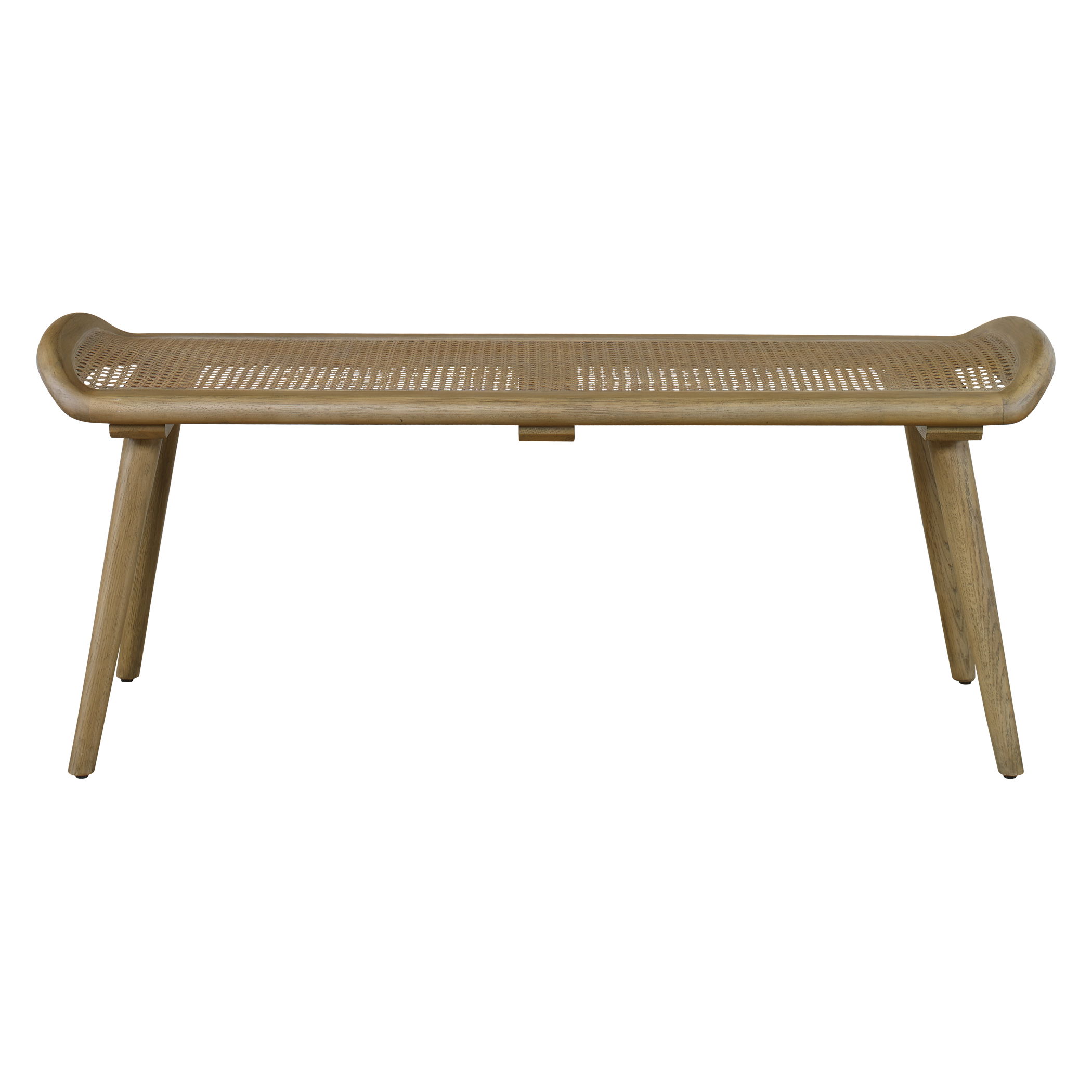 Arne Woven Rattan Bench large image 