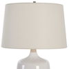 Opal Gloss White Table Lamp, by Uttermost, 17" width x 24.5" height x 17" depth thumbnail 6