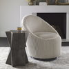 Capella Gray Accent Table, Side & End Table by Uttermost, 16" width x 22" height x 16" depth thumbnail 2