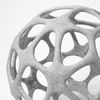 Spiro 7L x 7W Off-White Hollow Decorative Orb thumbnail 3