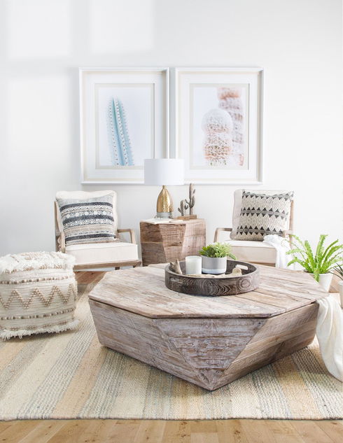 Whittier Small 20L x 20W Brown Wooden Mirrored Base Tray