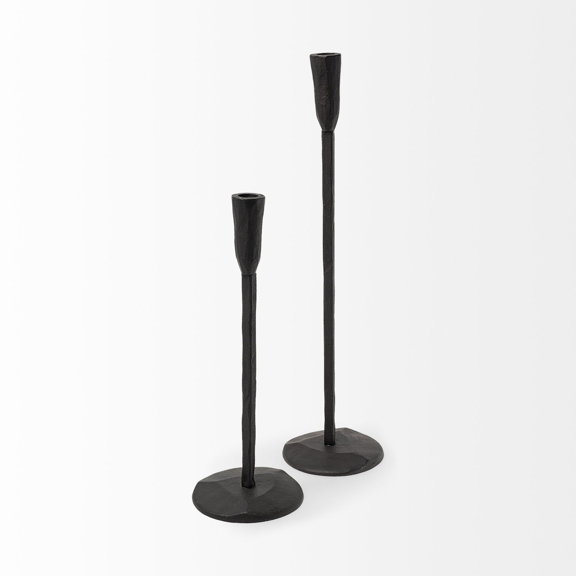 Levit (Small) Black Table Candle Holder large image 