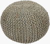 Bermuda Pouf, Ottoman by Surya, 20" width x 14" height thumbnail