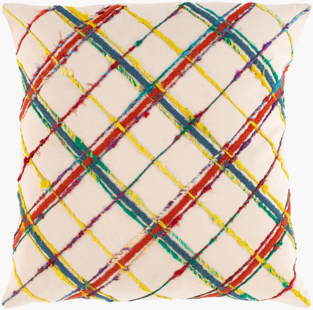 Callie Accent Pillow Poly, Decorative Pillow by Surya, 20" length x 20" width