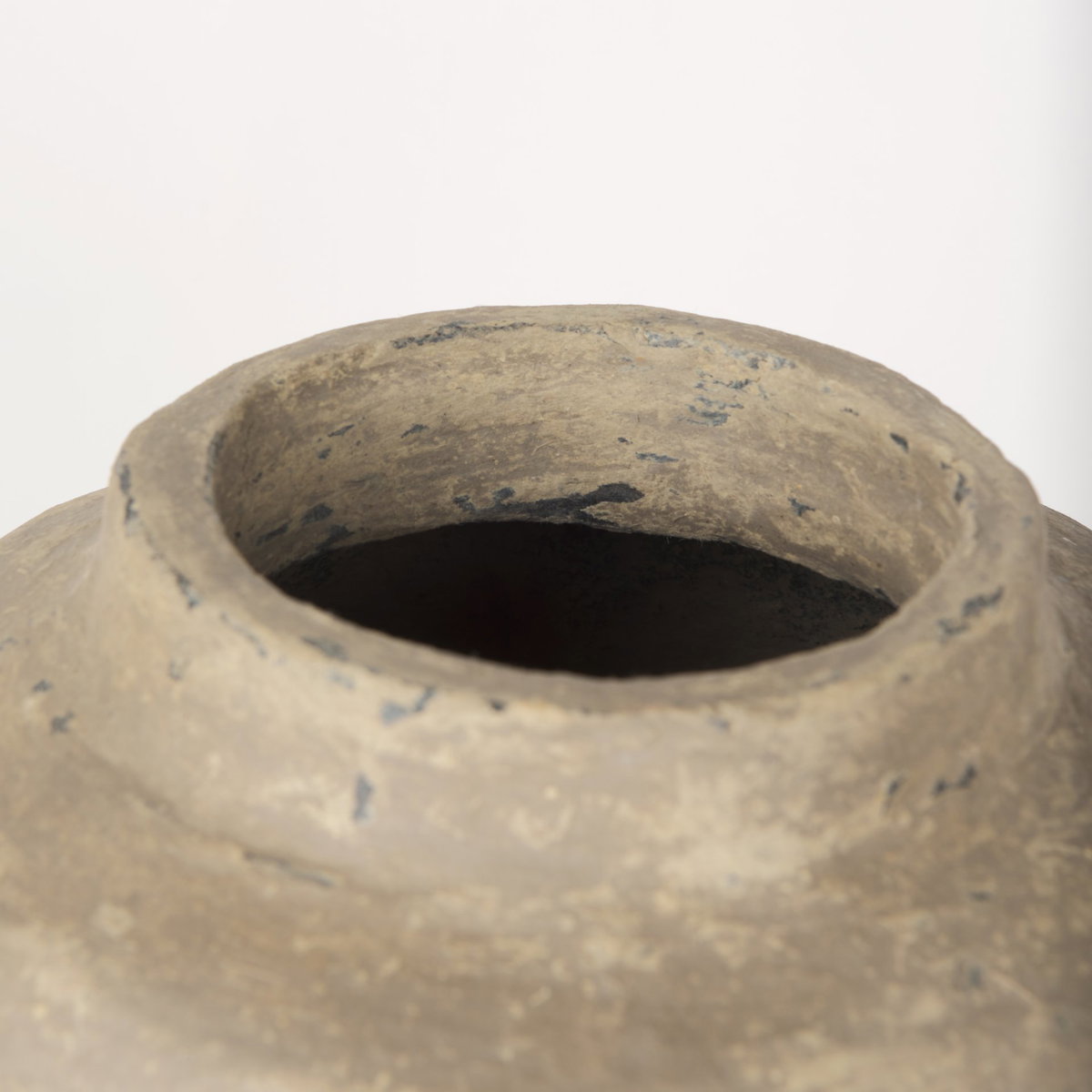 Bala Large Gray Paper Mache Vase, by Mercana, 12" length x 12" width x 18" height View 6