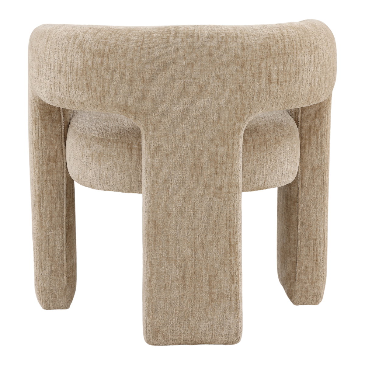 Quinley Dining Chair Sand, by Dovetail, 27.75" width x 28.25" height x 23.75" depth View 4