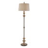 Vetralla Silver Bronze Floor Lamp, by Uttermost, 17" width x 66.5" height x 17" depth thumbnail 1