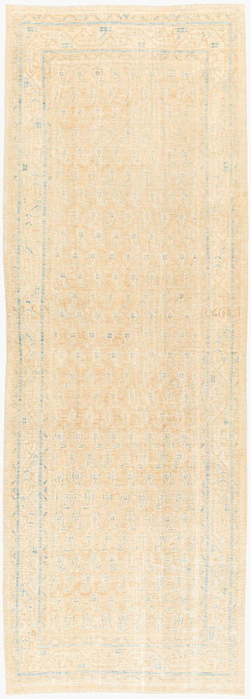 Antique One of a Kind Handmade Rug, by Surya, 9'10" length x 3'6" width