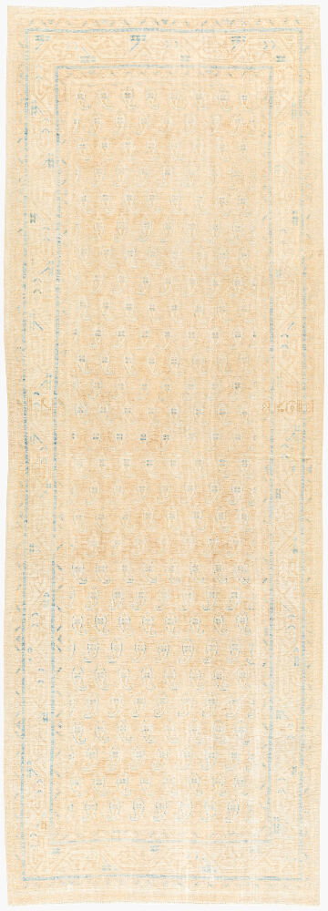 Antique One of a Kind Handmade Rug, by Surya, 9'10" length x 3'6" width