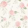 Magnolia Home Watercolor Roses Coral Peel & Stick Wallpaper, by York Wall, 20' length x 1'8.5" width x 0.02" depth thumbnail 1