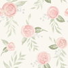 Magnolia Home Watercolor Roses Coral Peel & Stick Wallpaper, by York Wall, 20' length x 1'8.5" width x 0.02" depth thumbnail
