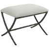 Brisby Gray Fabric Small Bench, Benche by Uttermost, 24" width x 19" height x 16" depth thumbnail 5
