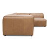 Form Signature Modular Sectional Sonoran Tan, Sectional Sofa by Moe's Home, 112" width x 26" height x 71.5" depth thumbnail 3