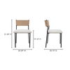 Foley Dining Chair White Set Of Two thumbnail 9