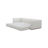 Rue Sleeper Sofa Off White, Sofa Bed by Moe's Home, 97.5" width x 25" height x 40.5" depth thumbnail 3