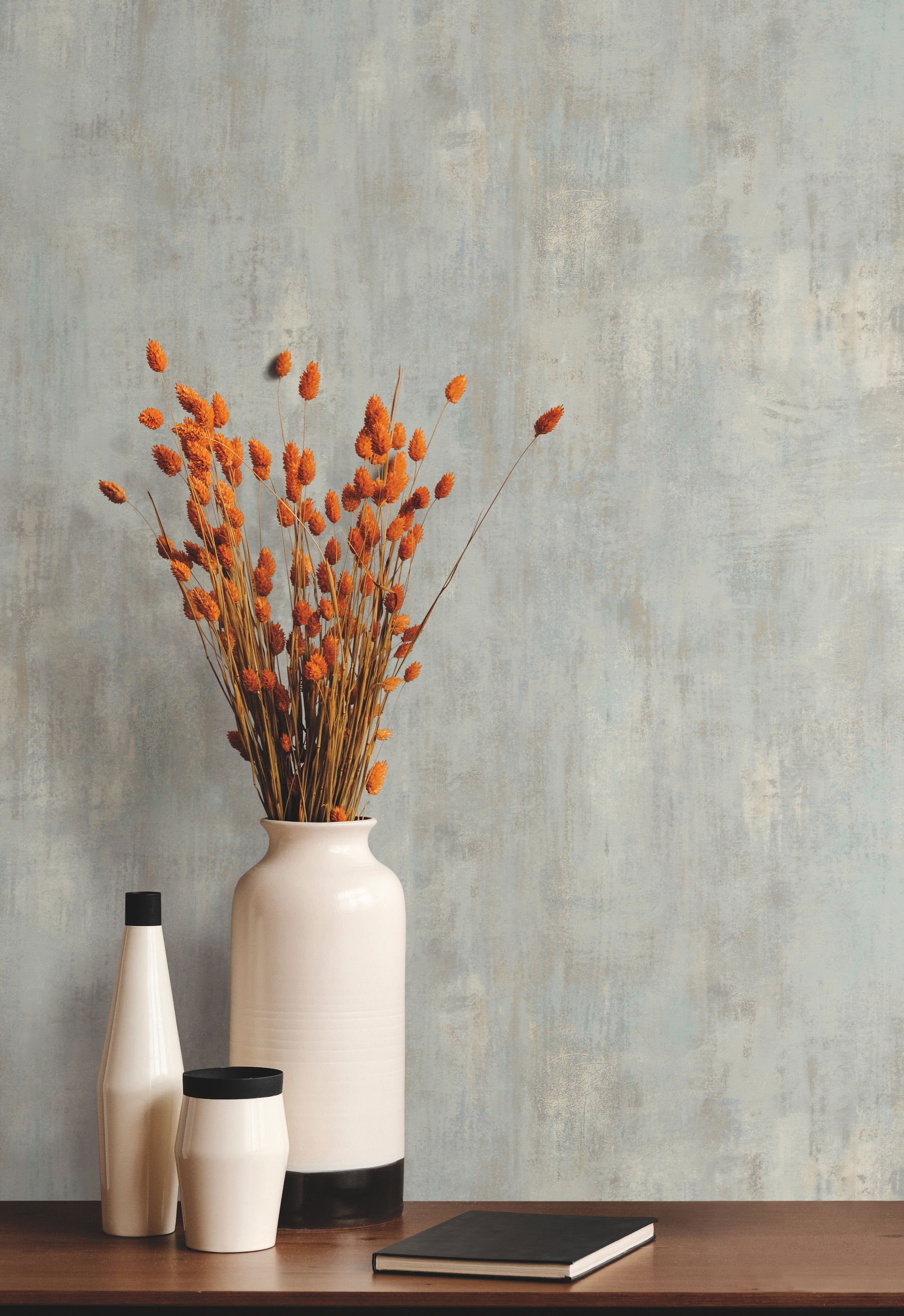 Conrete Patina Blue Wallpaper large image 