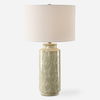 Laurel Sage Ceramic Table Lamp, by Uttermost, 16" width x 28" height x 16" depth thumbnail 1