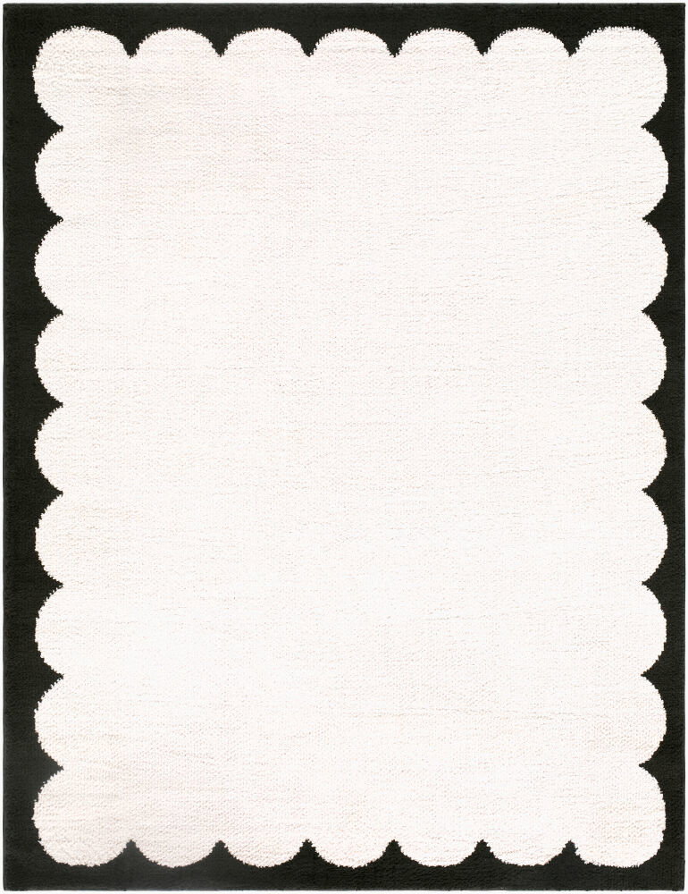 Fossay Shag Machine Woven Rug, by Surya, 6'11.86" length x 5'2.99" width
