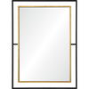 Gray Wall Mirror, by Renwil, 38" height x 1" depth thumbnail 1