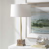 Booker Thin Brass Table Lamp, by Uttermost, 17" width x 34.25" height x 17" depth thumbnail 4