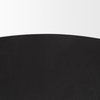 Soma 48' Round Dining Table | Modern | Black Wood | Seats 4, by Mercana, 48" length x 48" width x 30" height thumbnail 3