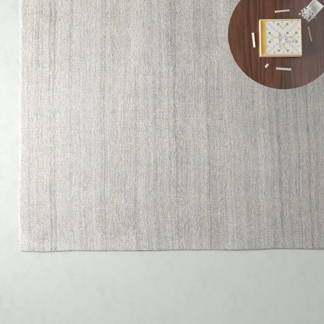 Jaipur Living Origin Hand-Knotted Solid Light Gray Area Rug (10'X14') large image 